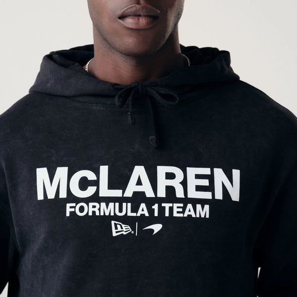 McLaren Formula 1 Team Wordmark Washed Black Hoodie