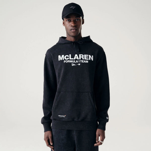 McLaren Formula 1 Team Wordmark Washed Black Hoodie