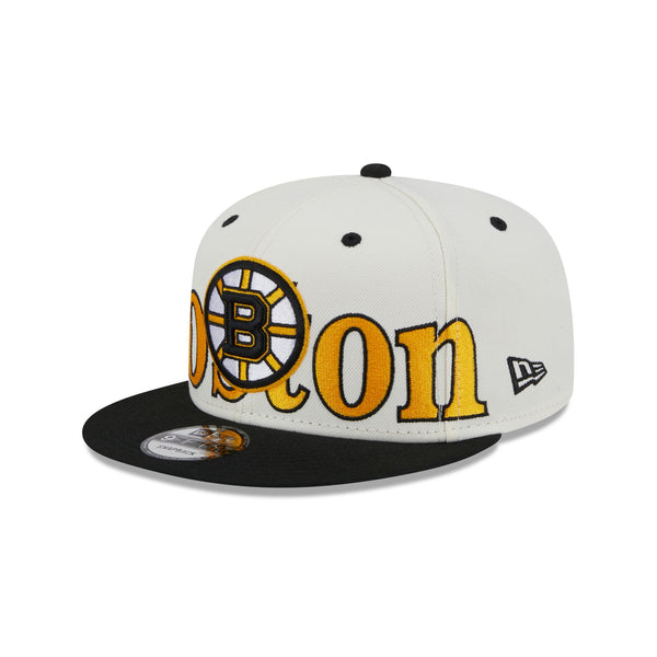 Boston Bruins Team Wordmark 9FIFTY Snapback