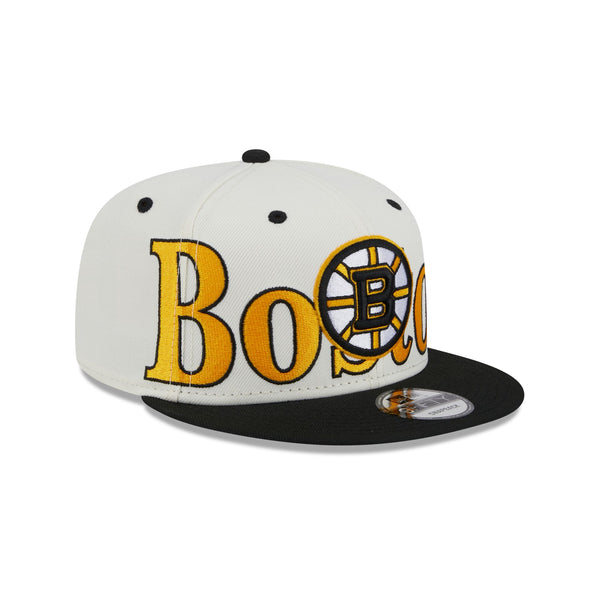 Boston Bruins Team Wordmark 9FIFTY Snapback