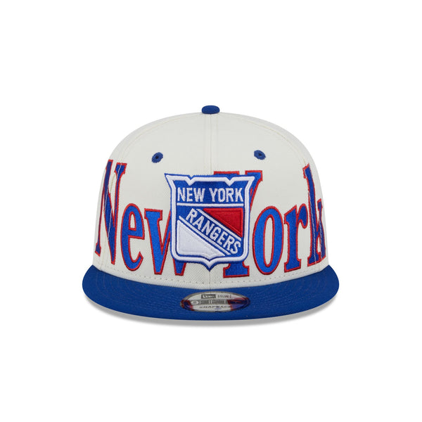 New York Rangers Team Wordmark 9FIFTY Snapback