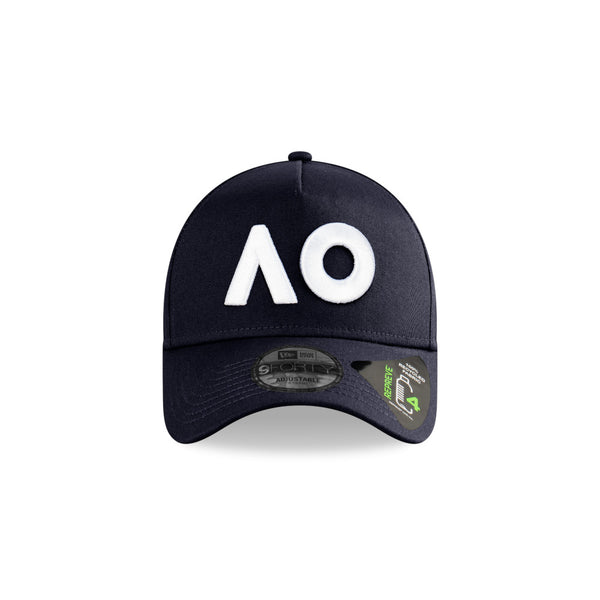 Australian Open '25 Core Repreve® Navy 9FORTY A-Frame Cloth Strap