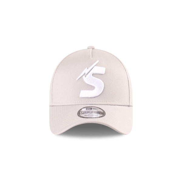 Melbourne Storm NRL Supporter Grey White 9FORTY A-Frame Snapback