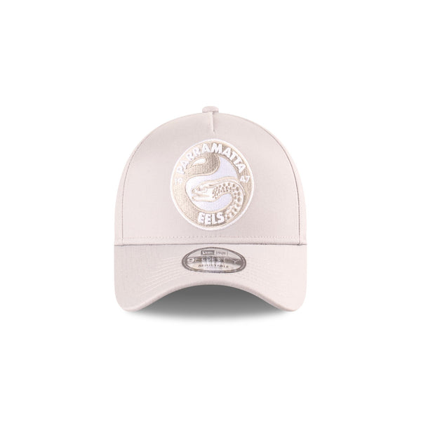 Parramatta Eels NRL Supporter Grey White 9FORTY A-Frame Snapback