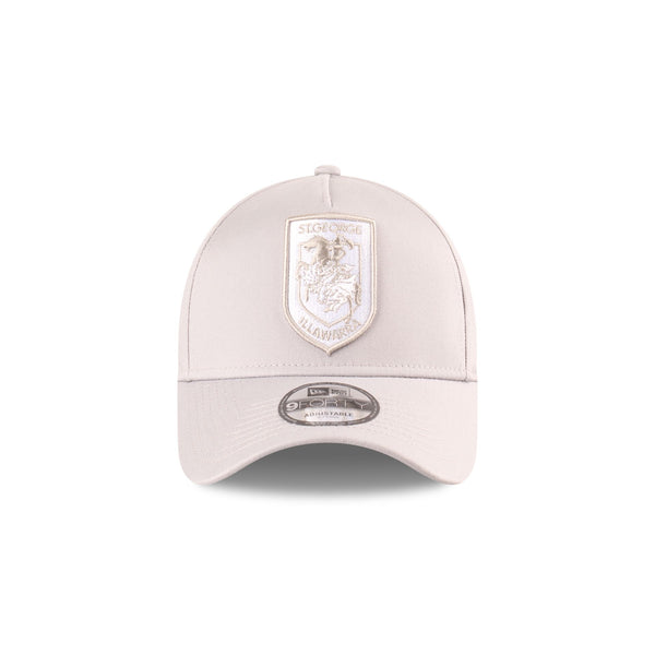 St. George-Illawarra Dragons NRL Supporter Grey White 9FORTY A-Frame Snapback