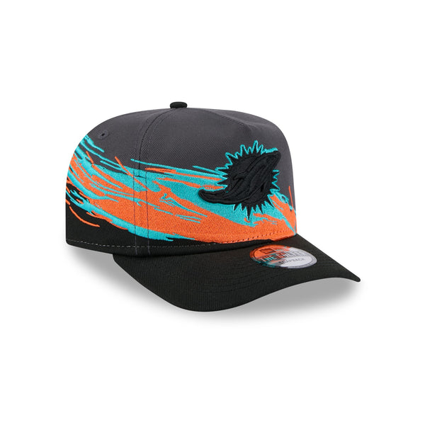 Miami Dolphins Graphite Brushstroke Golfer