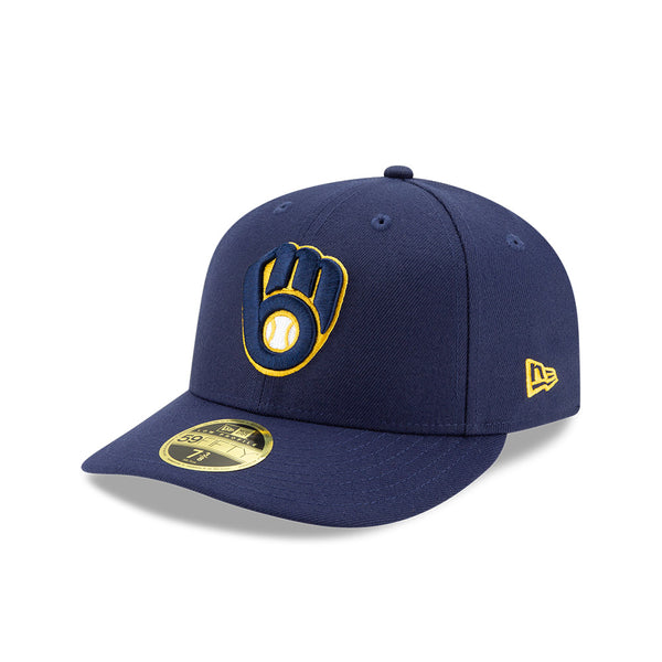 Milwaukee Brewers Authentic Collection Low Profile 59FIFTY Fitted