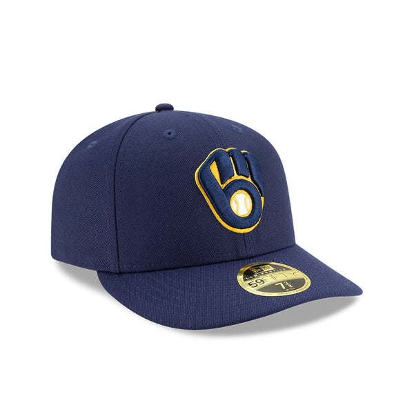 Milwaukee Brewers Authentic Collection Low Profile 59FIFTY Fitted