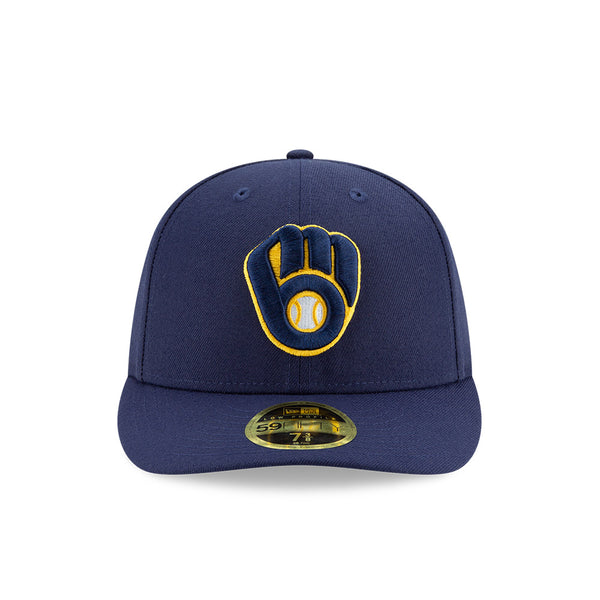 Milwaukee Brewers Authentic Collection Low Profile 59FIFTY Fitted