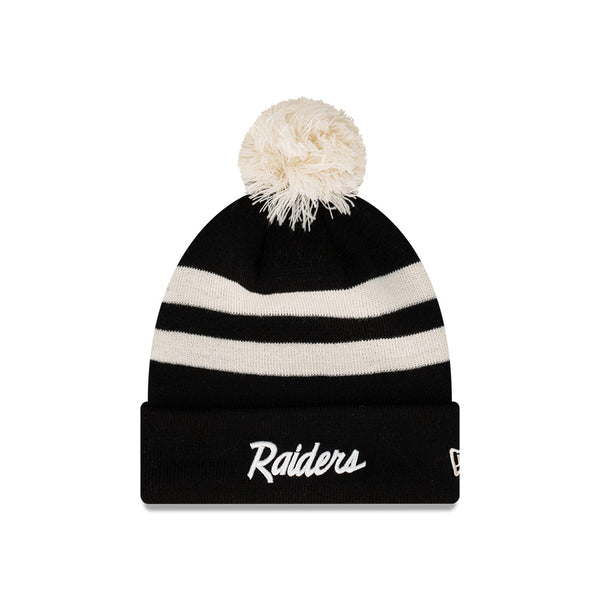 Las Vegas Raiders Vintage Stripe Beanie