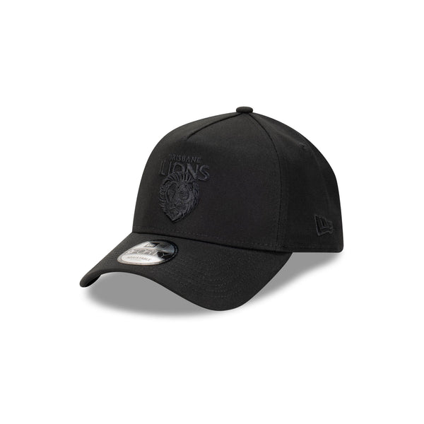 Brisbane Lions Black on Black 9FORTY A-Frame Snapback