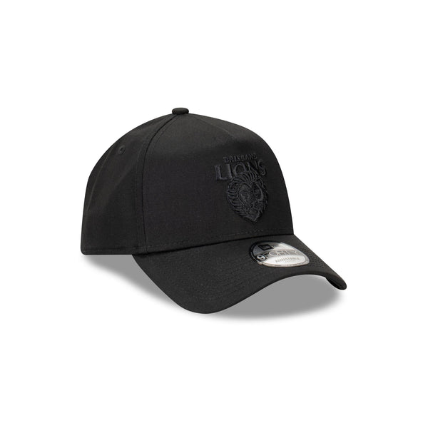 Brisbane Lions Black on Black 9FORTY A-Frame Snapback