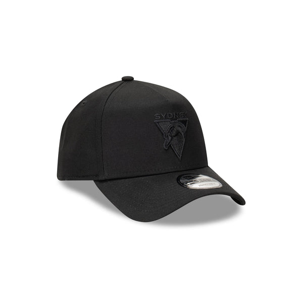 Sydney Swans Black on Black 9FORTY A-Frame Snapback