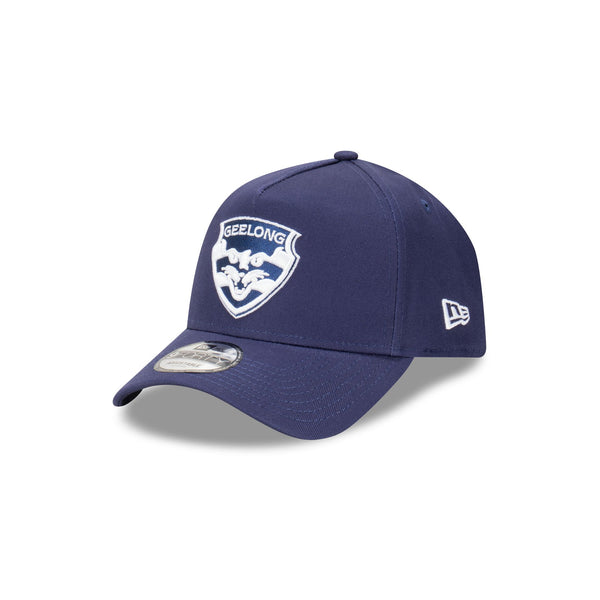 Geelong Cats AFL Official Team Colours 9FORTY A-Frame Snapback