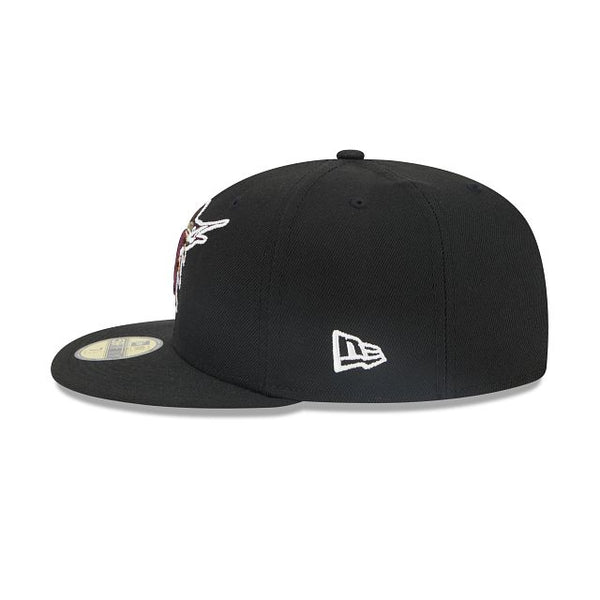 New Era Florida Marlins Botanical 59FIFTY Fitted OTC - Size 8