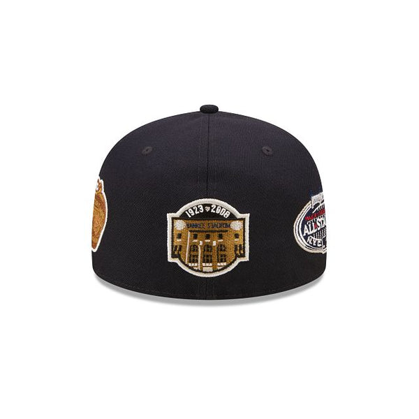 New Era 59Fifty New York Yankees Cooperstown Multi Patch Navy