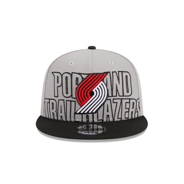 New Era White/Black Portland Trail Blazers Back Half 9FIFTY Snapback Hat