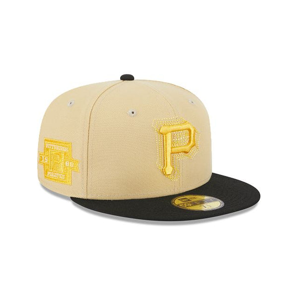 Pittsburgh Pirates New Era Team AKA 59FIFTY Fitted Hat - Yellow