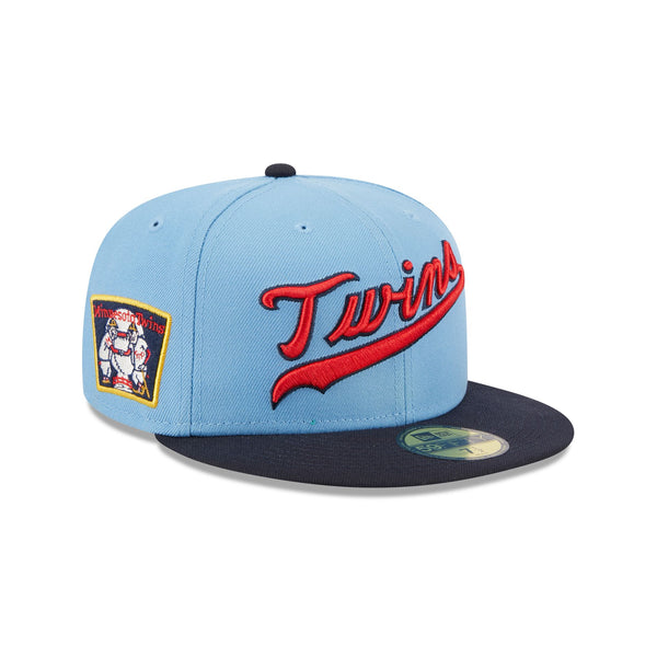 New Era Philadelphia Phillies World Series 1980 Powder Blues Sky Throwback  Two Tone Edition 59Fifty Fitted Hat