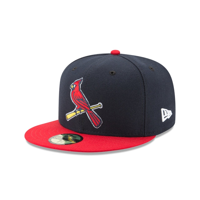 St. Louis Cardinals WEAVE-N-CORD Fitted Hat - black-tan