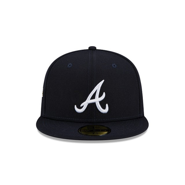 Atlanta Braves New Era Navy With The 2021 World Series Patch On Side  59FIFTY Fitted Hat