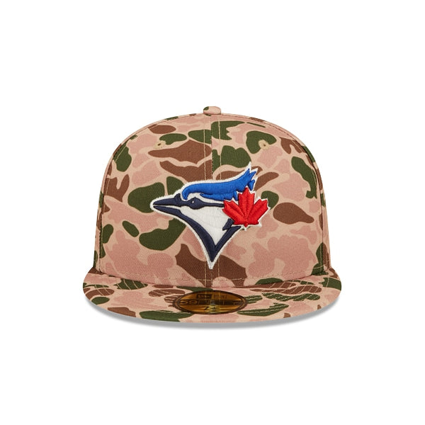 Toronto Blue Jays New Era Duck Hunt Camo Side Patch 59FIFTY Fitted Hat, 7 1/8 / Camo