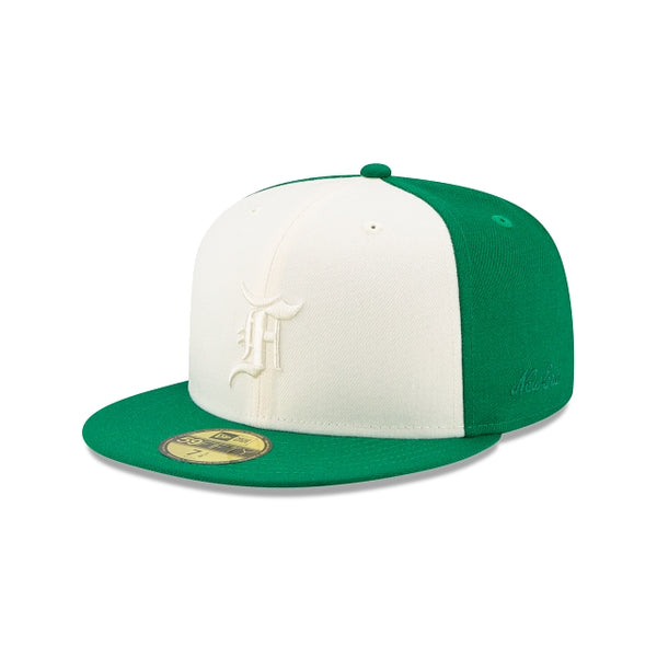 Fear of God Essentials Kelly Green Cream 59FIFTY Fitted New Era