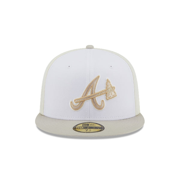 Atlanta Braves New Era Spring Color Two-Tone 59FIFTY Fitted Hat
