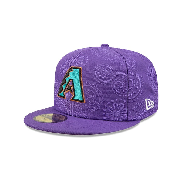 Arizona Diamondbacks SWIRL Purple Fitted Hat by New Era