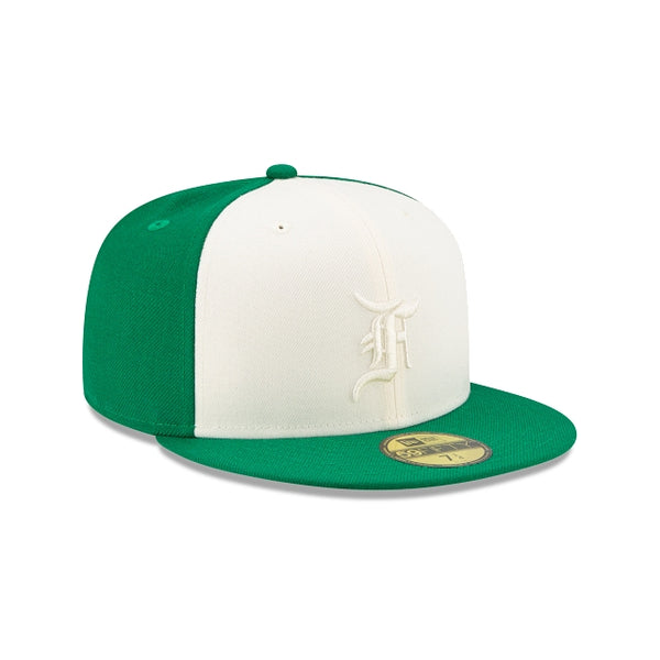 Fear of God Essentials Kelly Green Cream 59FIFTY Fitted