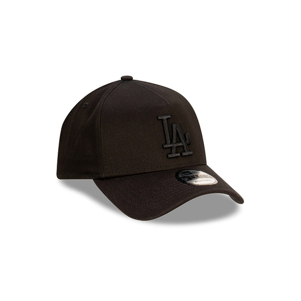 Los Angeles Dodgers MLB Essentials Black on Black 9FORTY A-Frame Snapback