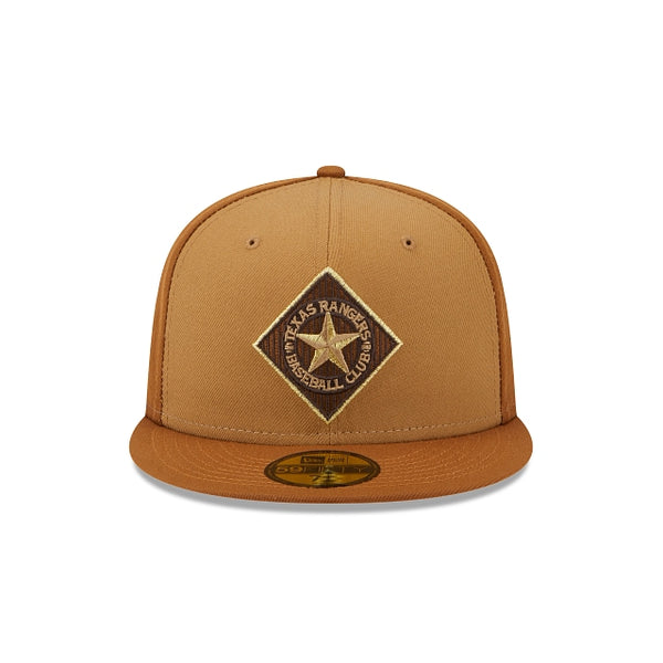 Official New Era Tri Tone Brown Houston Astros 59FIFTY Fitted Cap