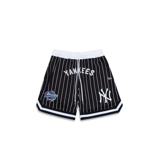 New Era Los Angeles Dodgers Pinstripe Script Shorts White