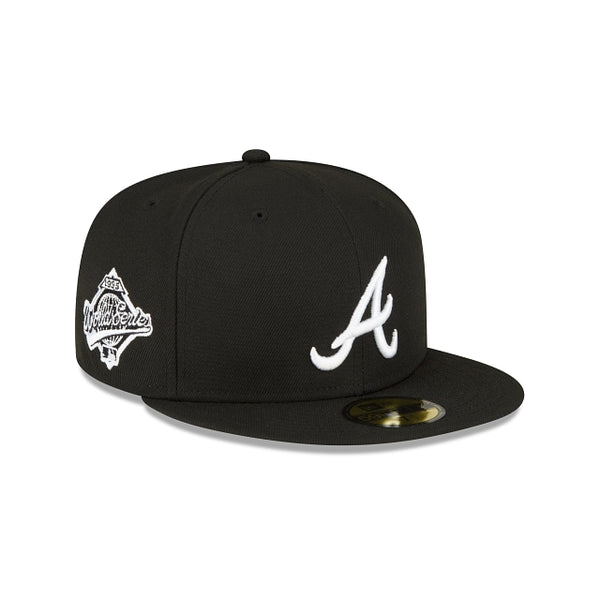 Atlanta Braves 1995 World Series New Era 59Fifty Fitted Hats (Gray Under  Brim)