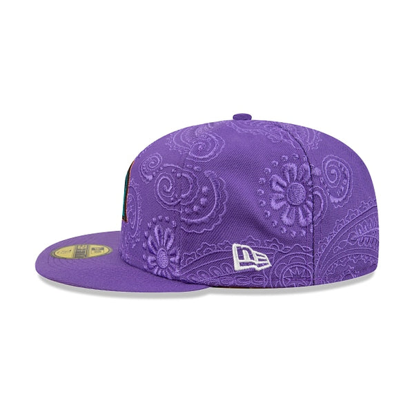 Arizona Diamondbacks SWIRL Purple Fitted Hat by New Era