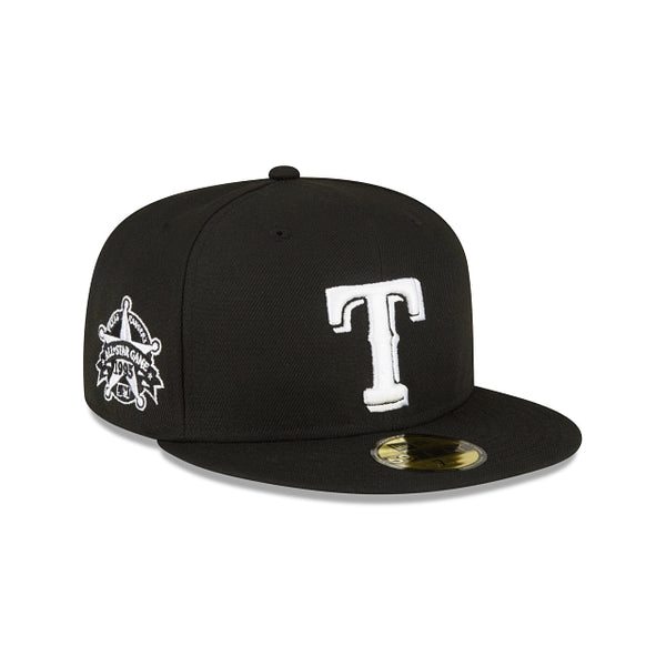 Texas Rangers All-star Game Side Patch Black 59FIFTY Fitted Hats