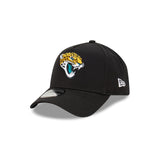 Jacksonville Jaguars Black with Official Team Colours Logo 9FORTY A-Frame Snapback New Era